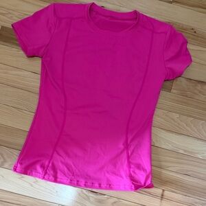 Bright Hot Pink Performance Tee